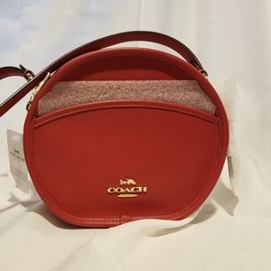 NWT COACH CANTEEN CROSSBODY HANDBAG F27971 Red